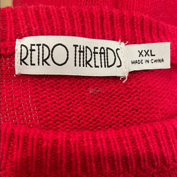 Festive Red Snowman Ugly Christmas Sweater XXL - Picture 6 of 8